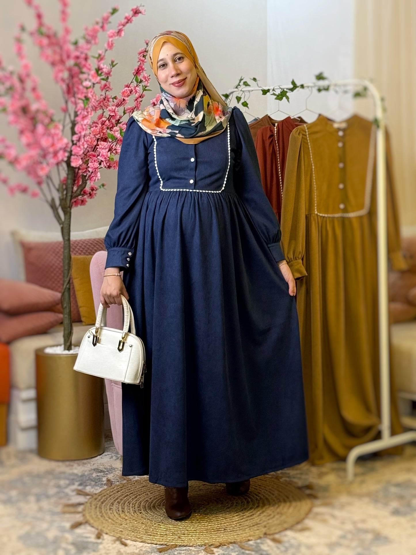 Robe SANDIA Bleu Marine