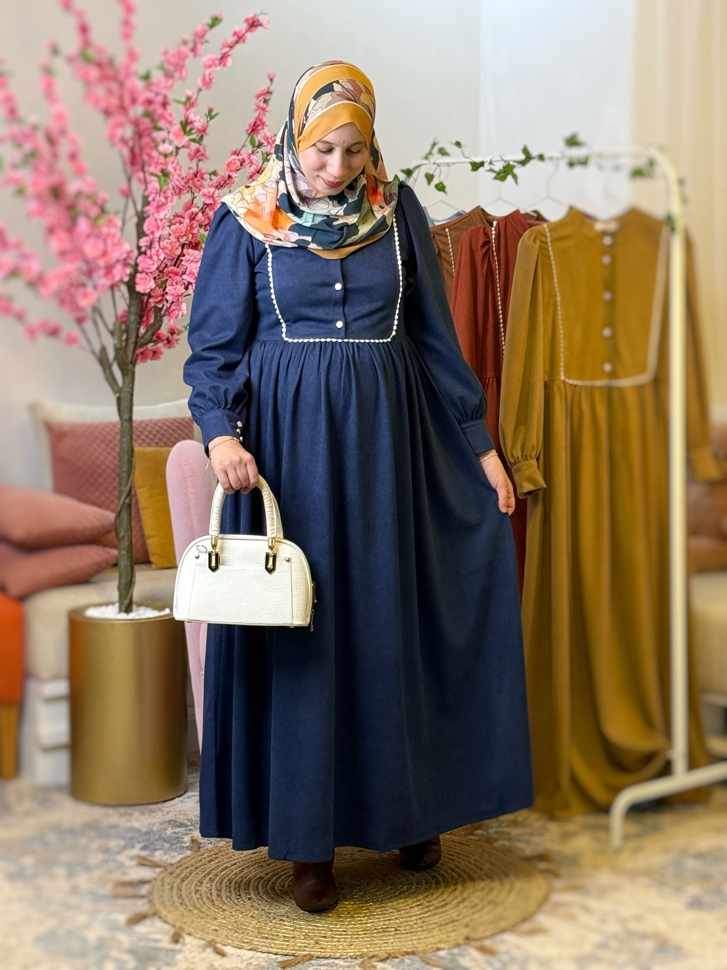 Robe SANDIA Bleu Marine