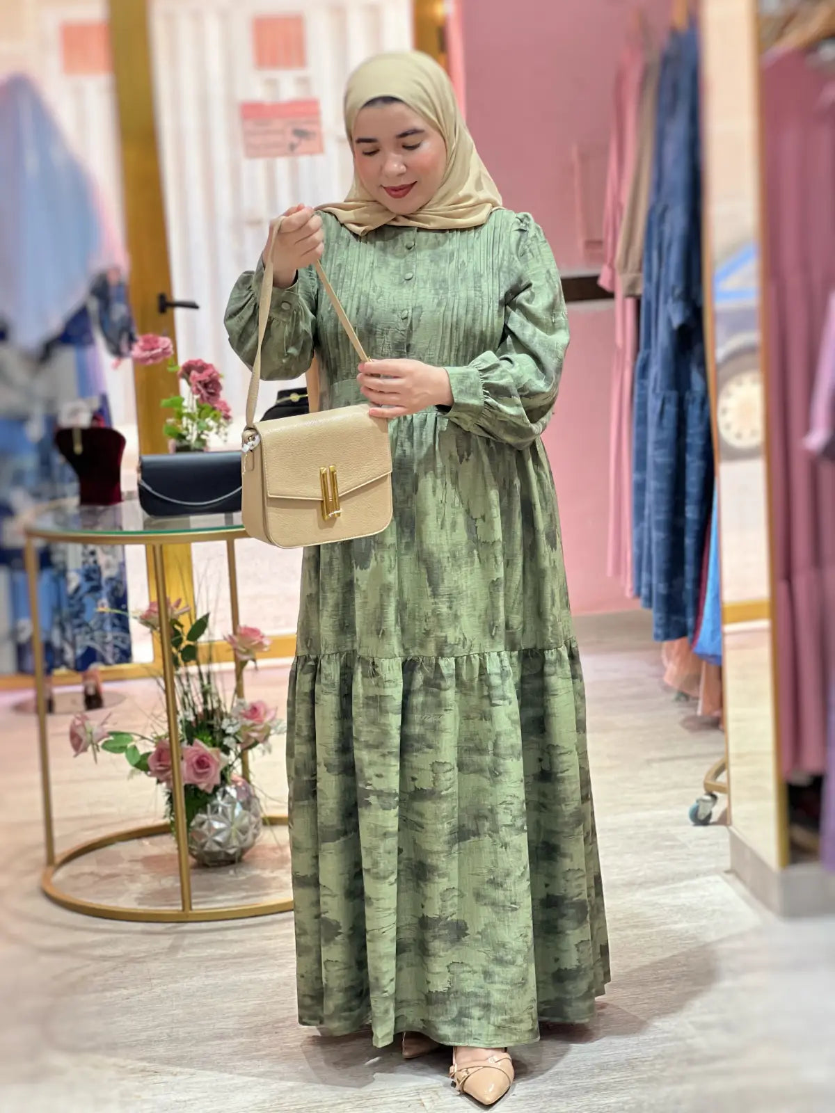 Robe NOUR Verte