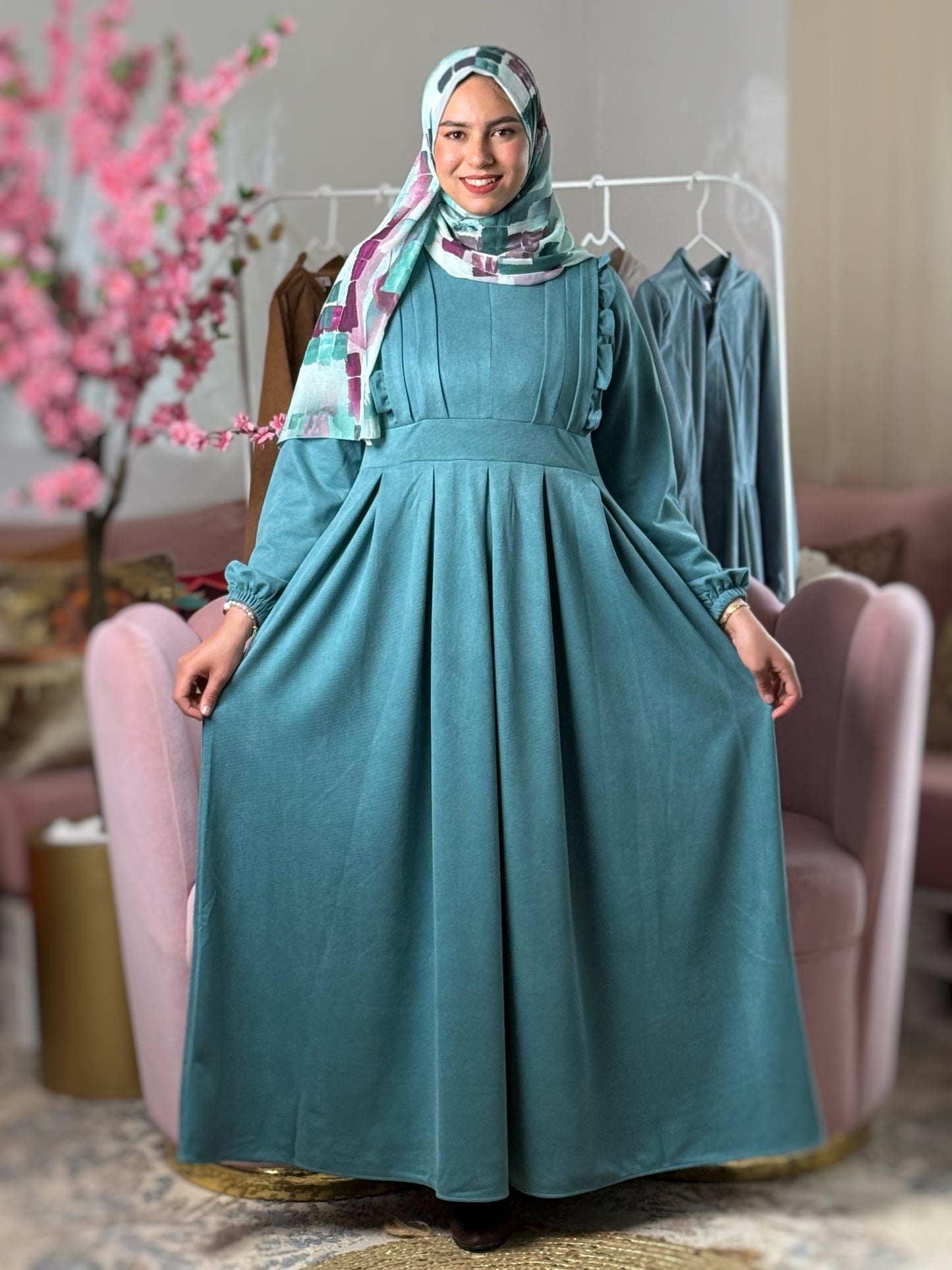 Robe Samah Vert