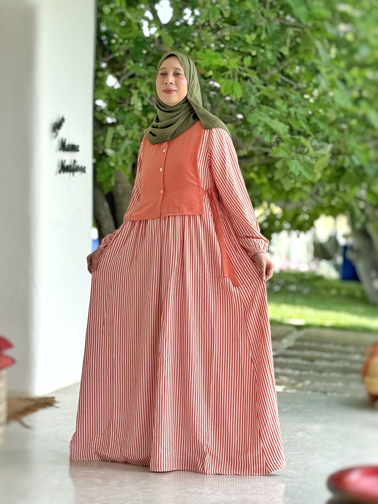 Robe GHALIA Corail