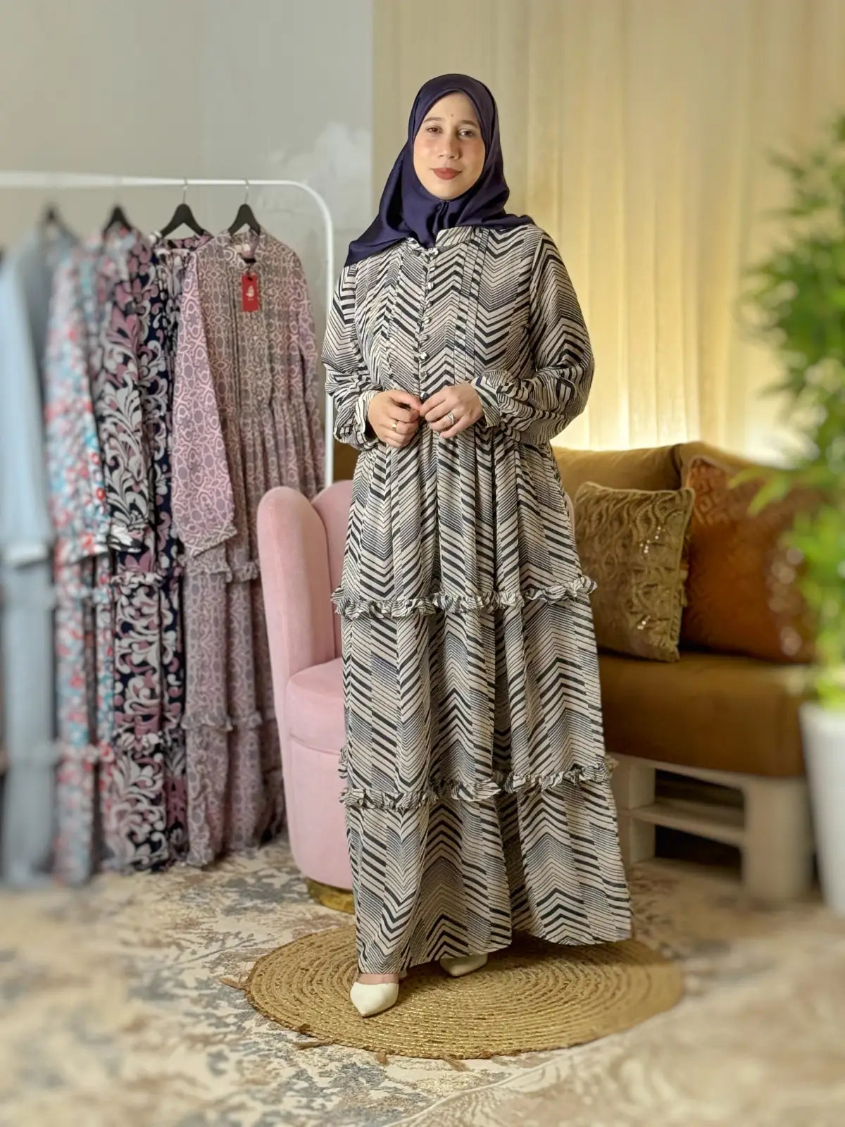 Robe FAYZA Bleu