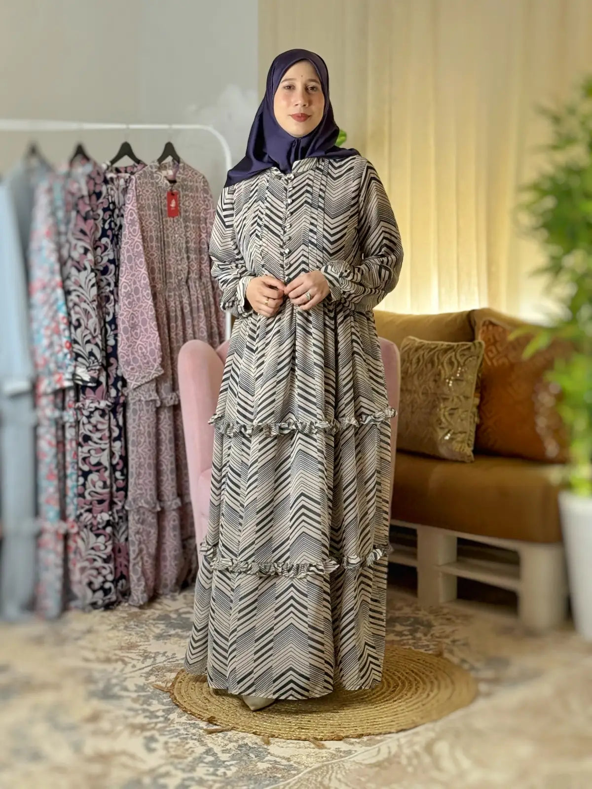 Robe FAYZA Bleu