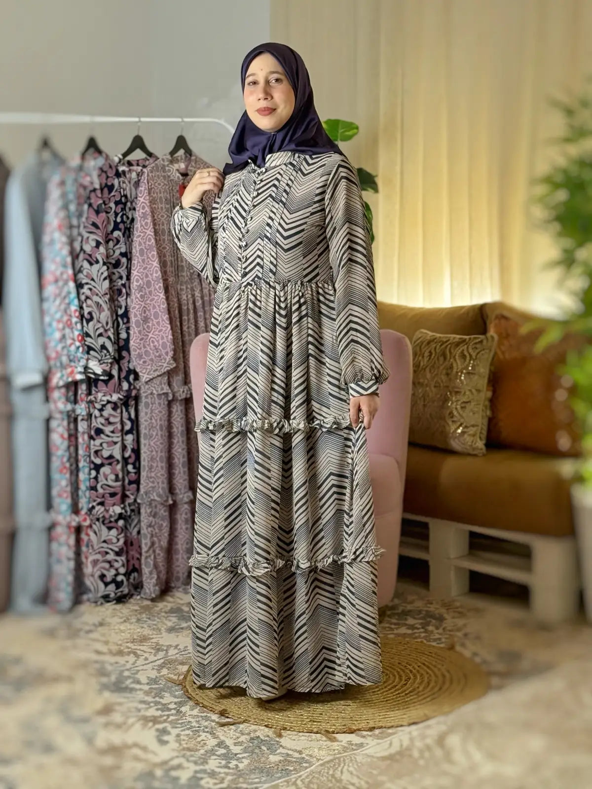 Robe FAYZA Bleu