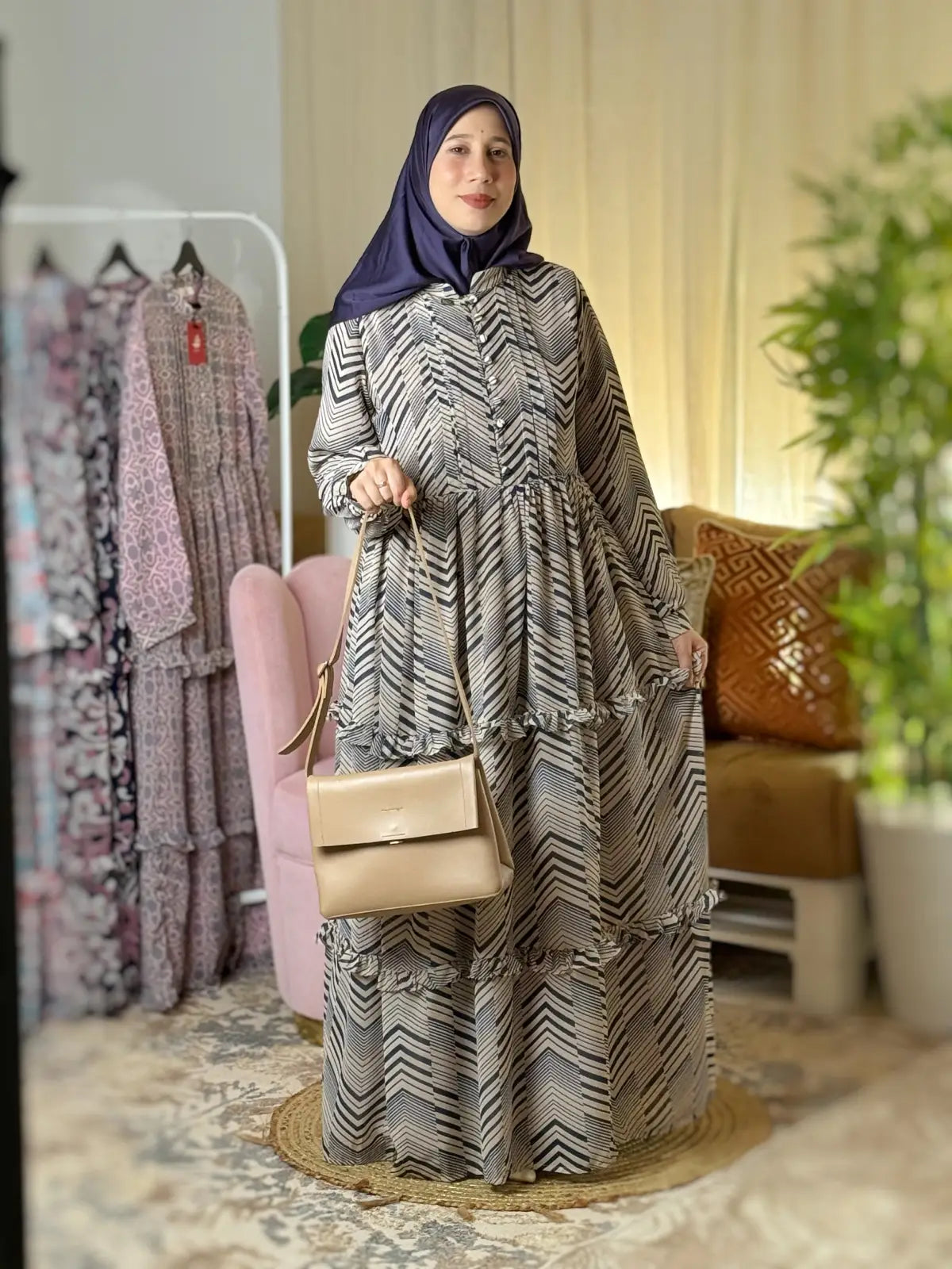 Robe FAYZA Bleu