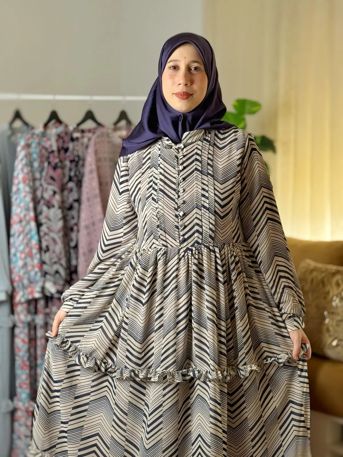 Robe FAYZA Bleu