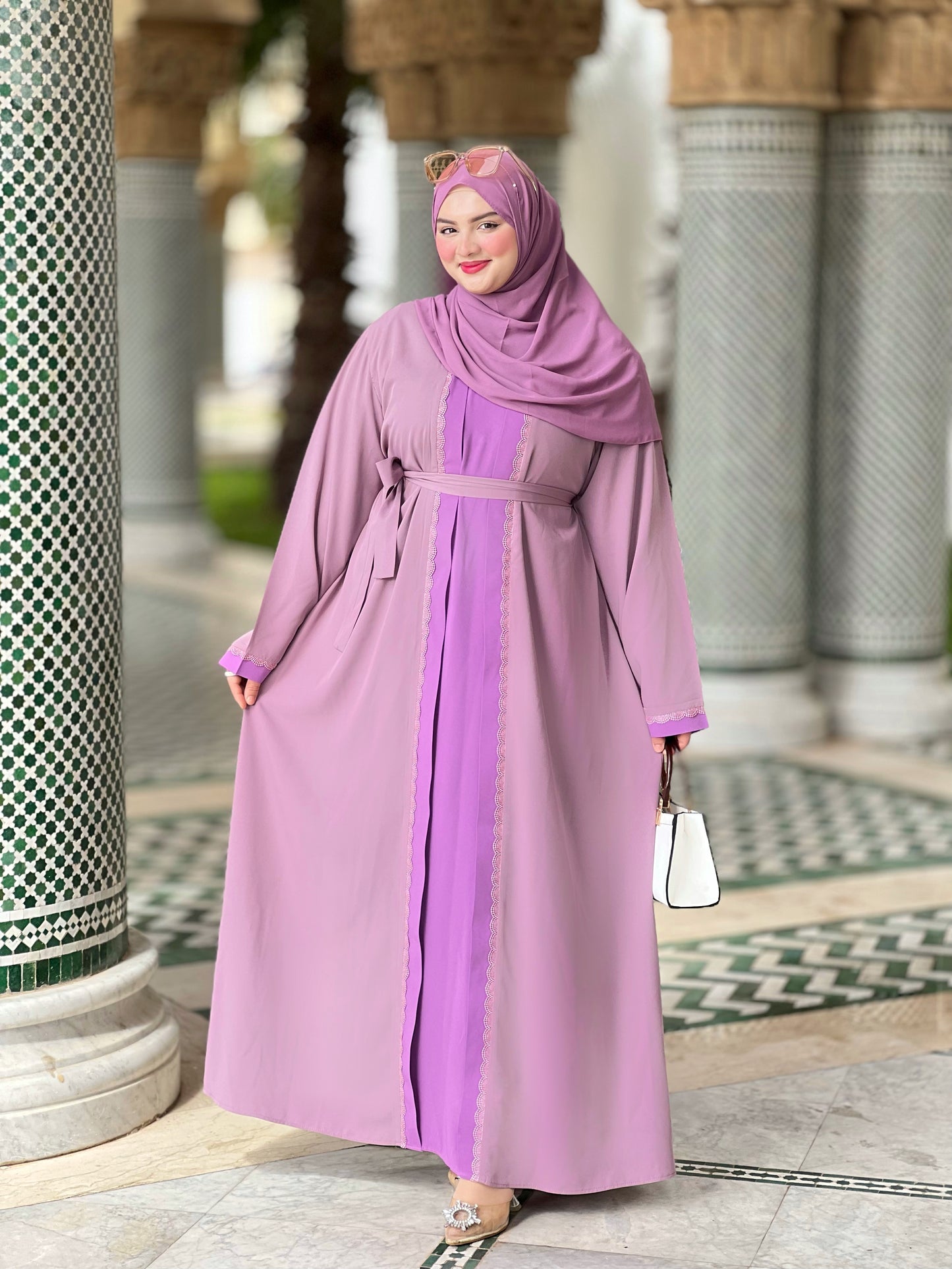 ABAYA HALA MAUVE
