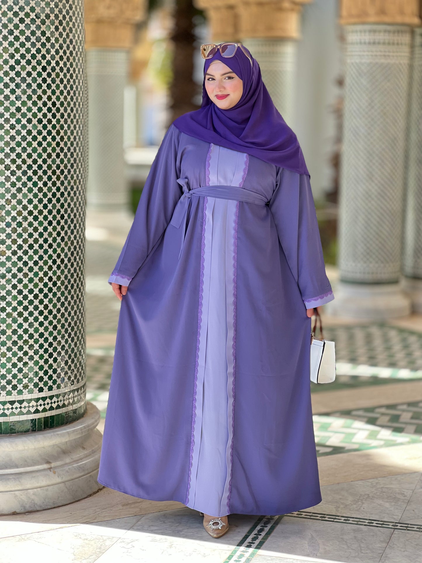 ABAYA HALA BLEU