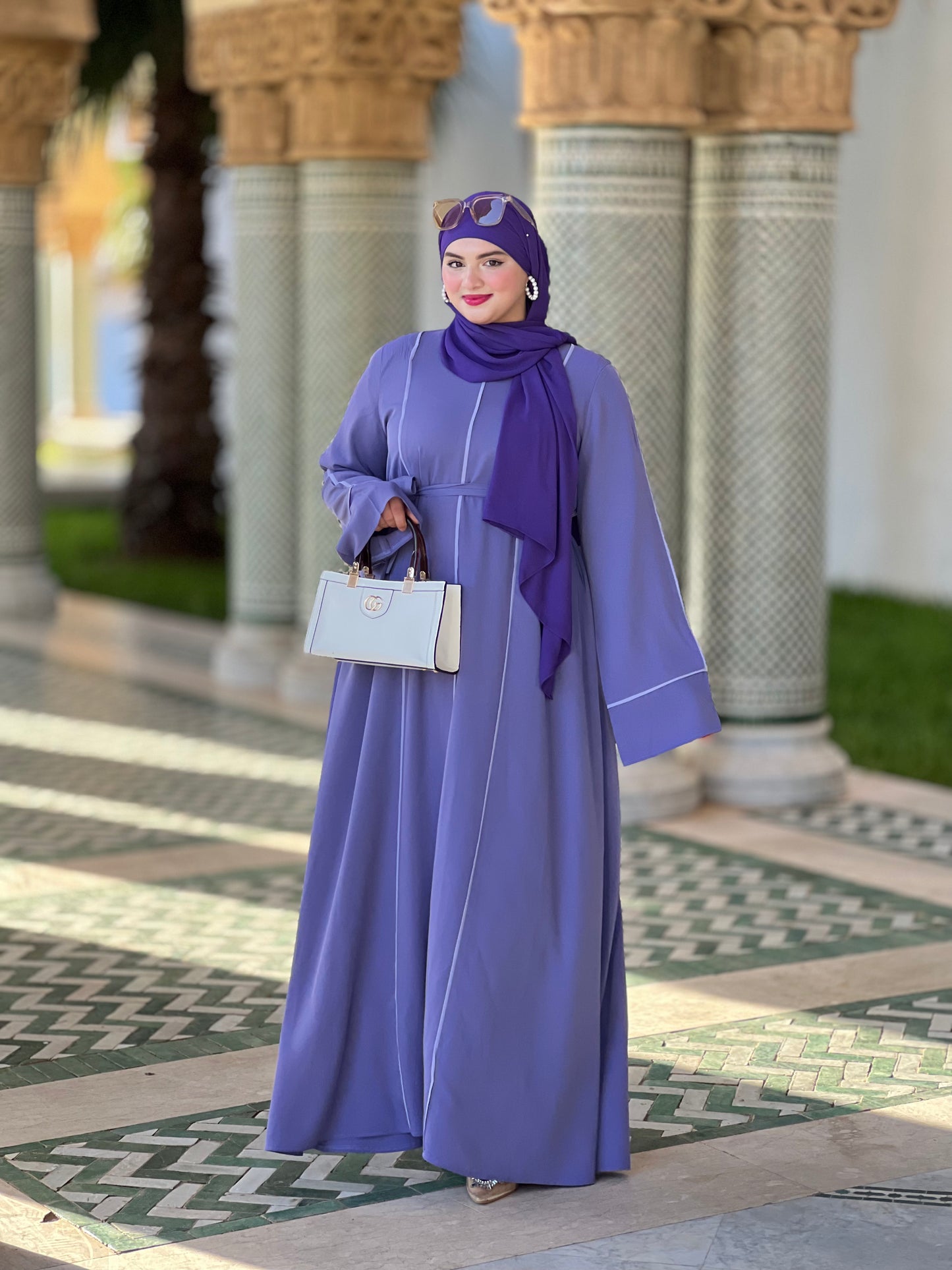ABAYA BAYAN Bleu