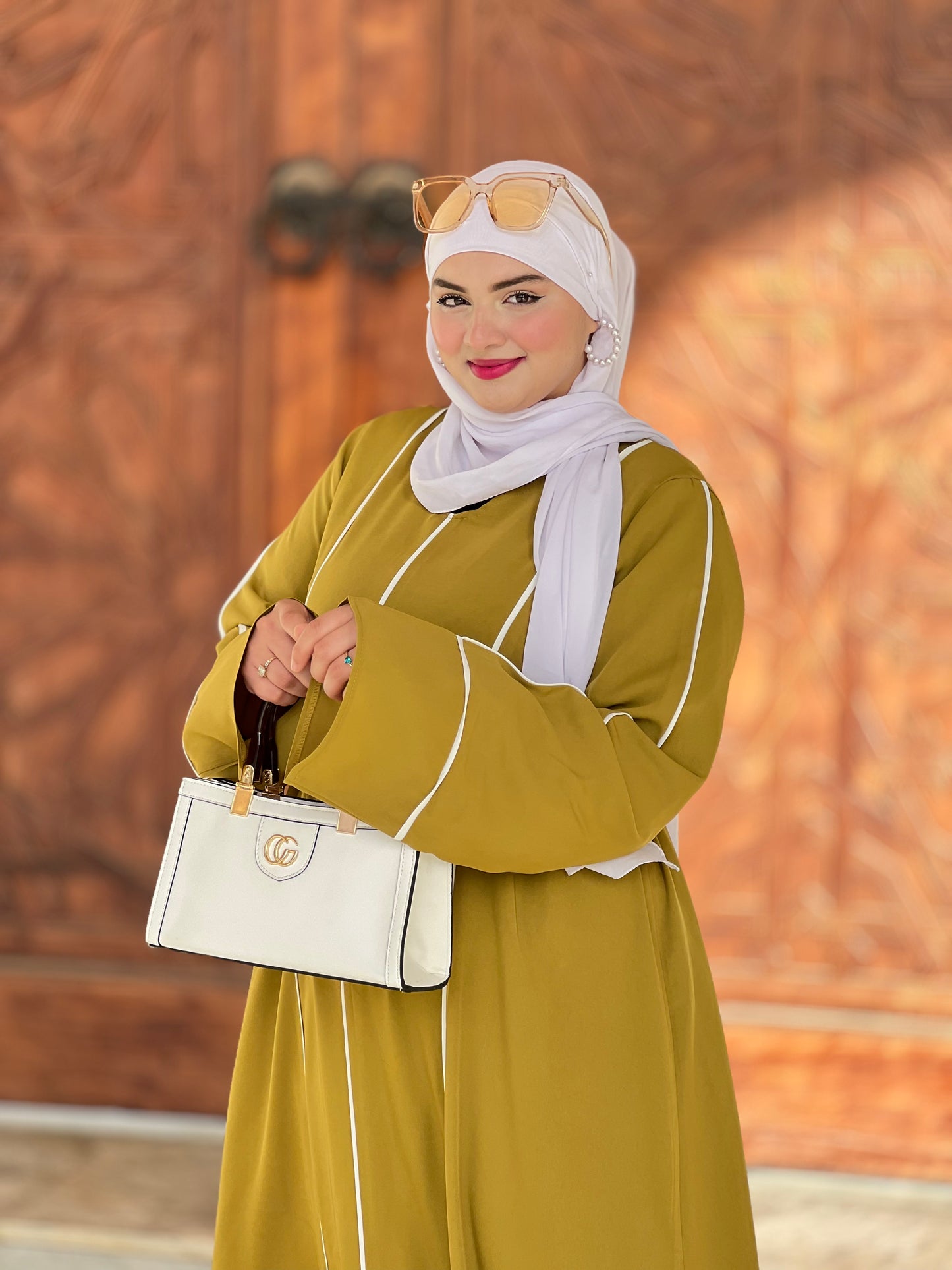 ABAYA BAYAN MOUTARDE
