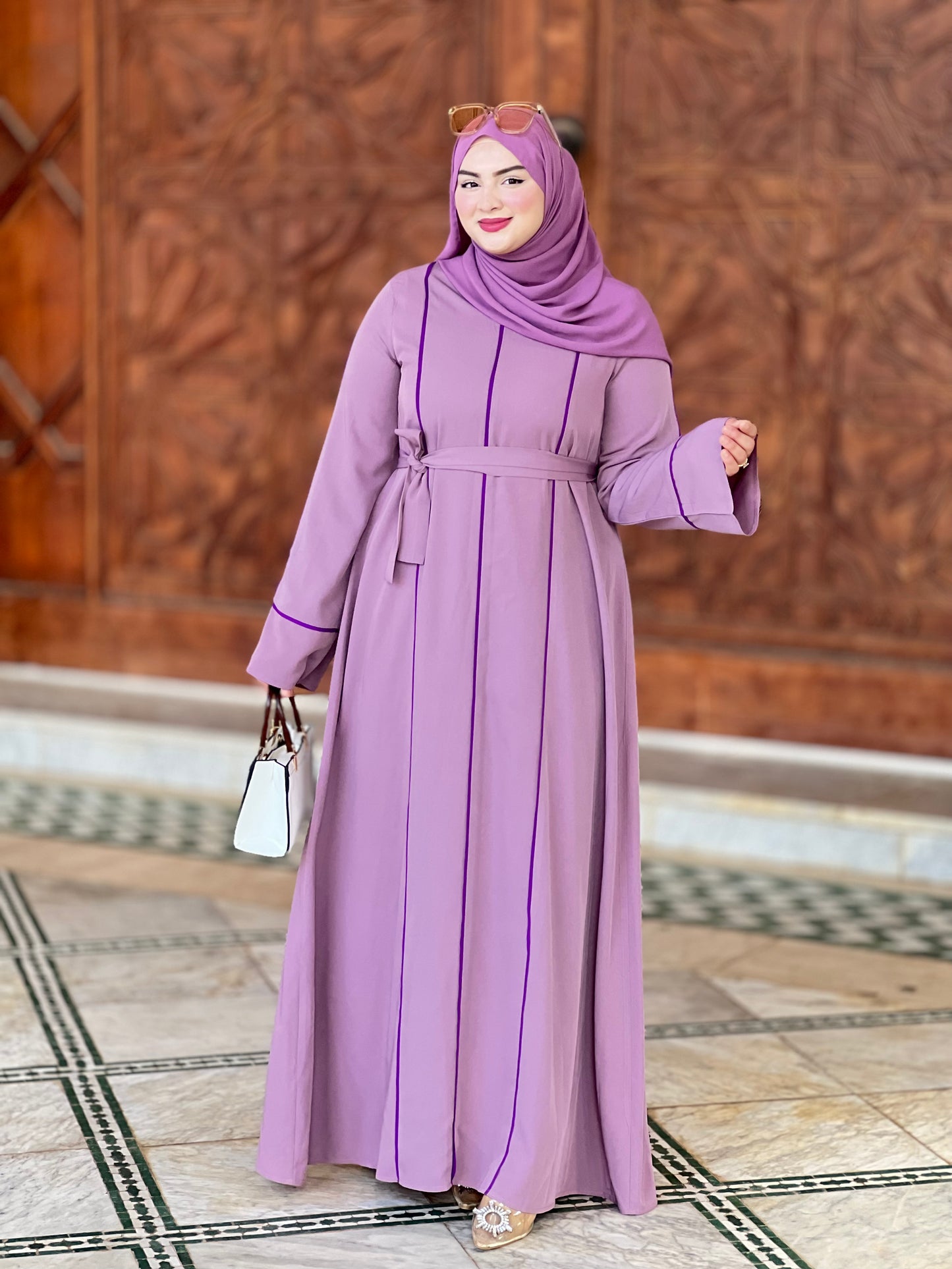 ABAYA BAYAN MAUVE