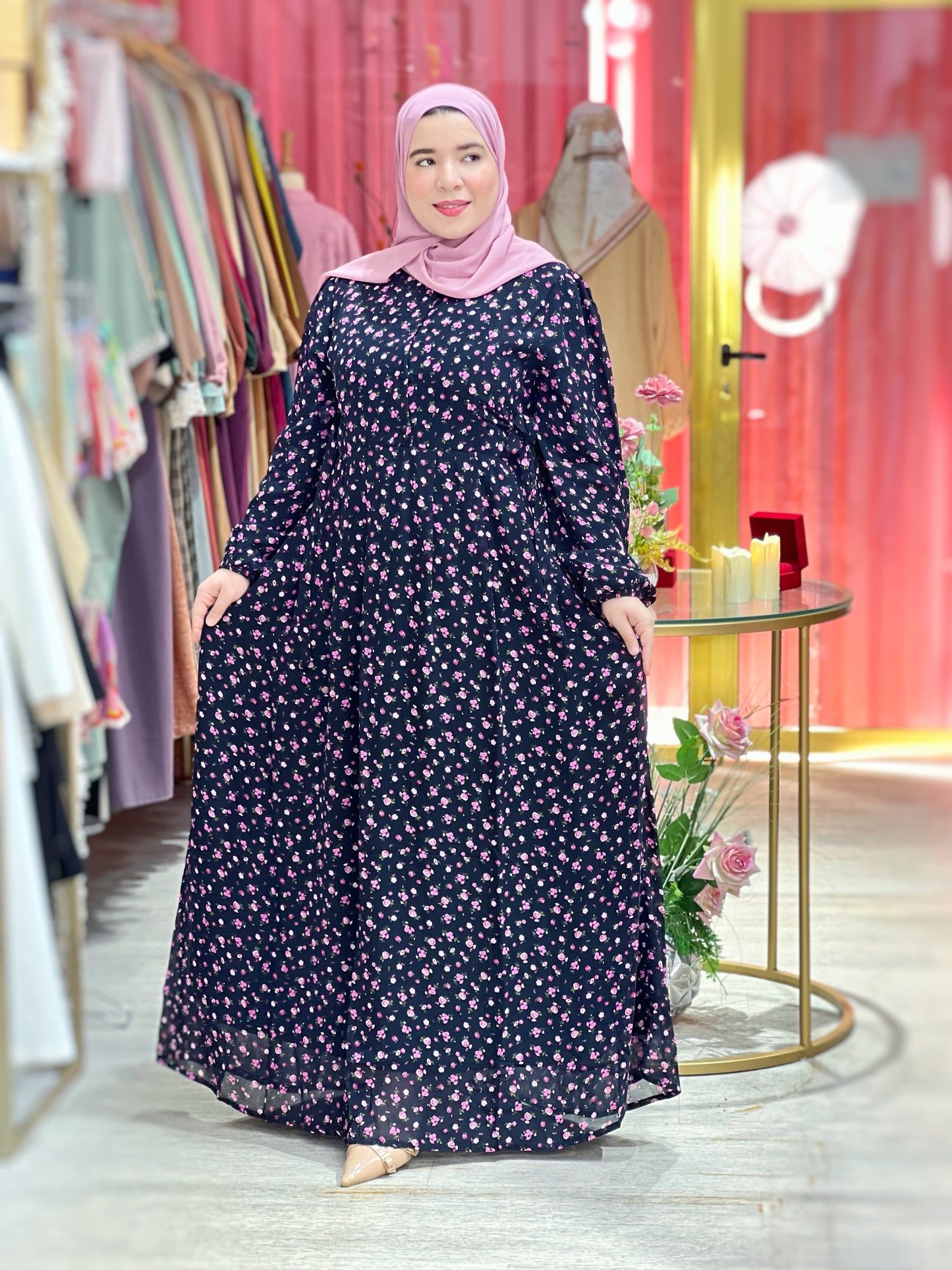 Robe NAWARA Rose