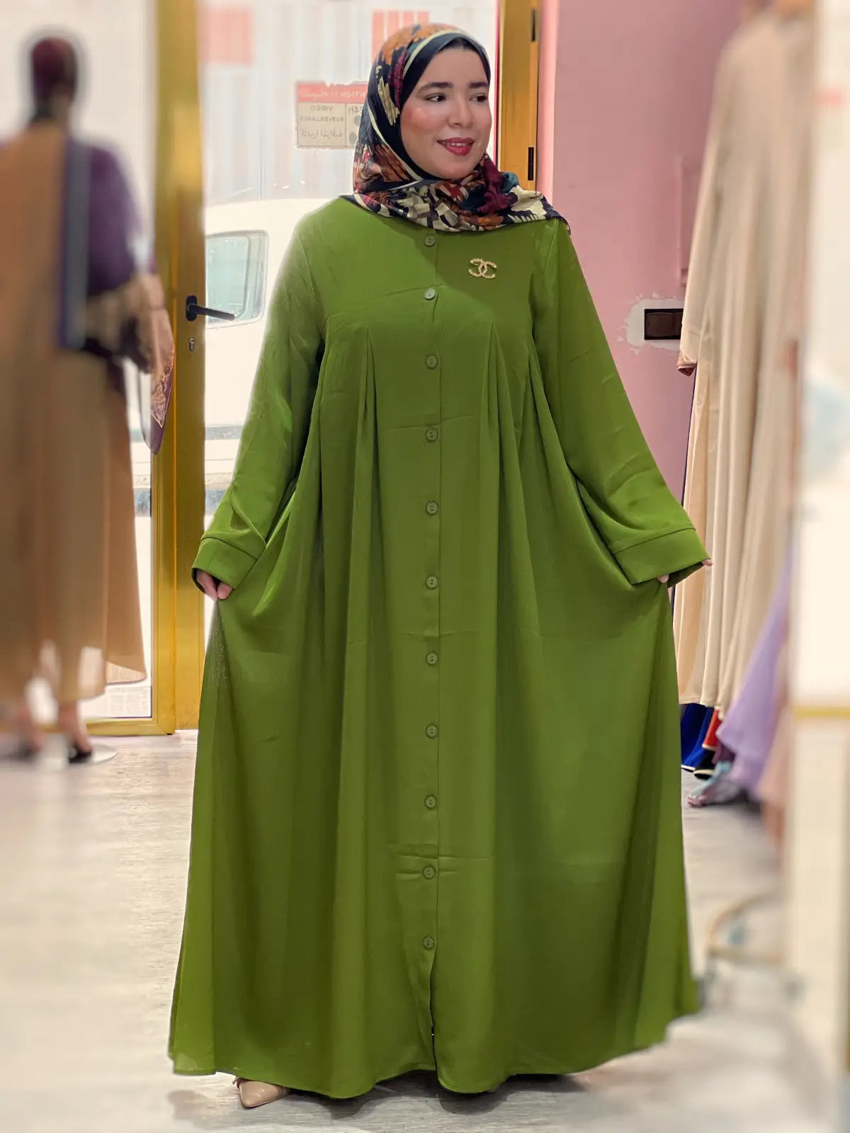 ABAYA MARAM Vert