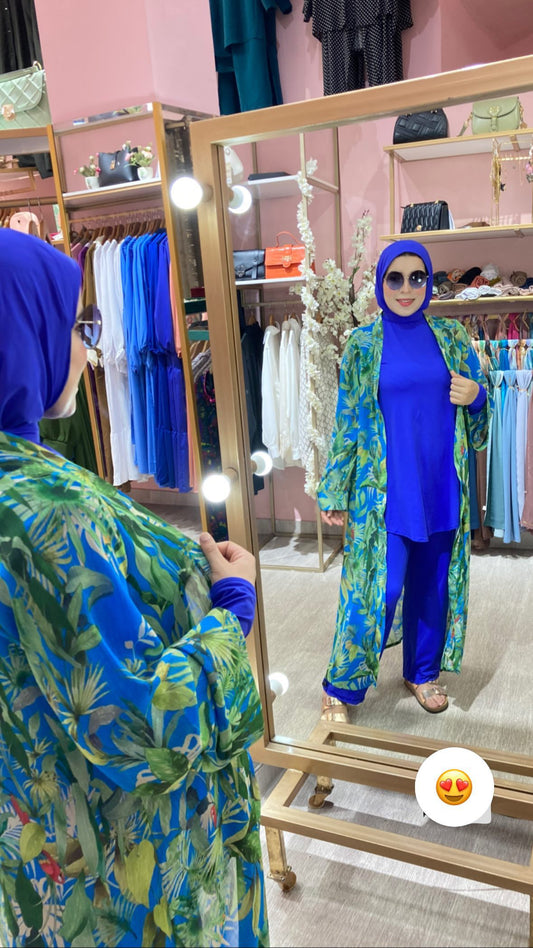 Burkini Bleu Roi Sans Kimono