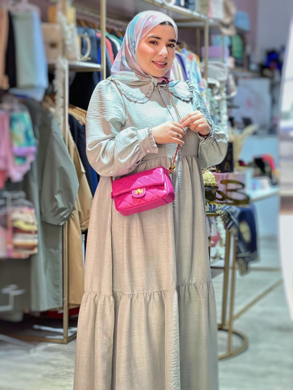 Robe IKLIL Gris
