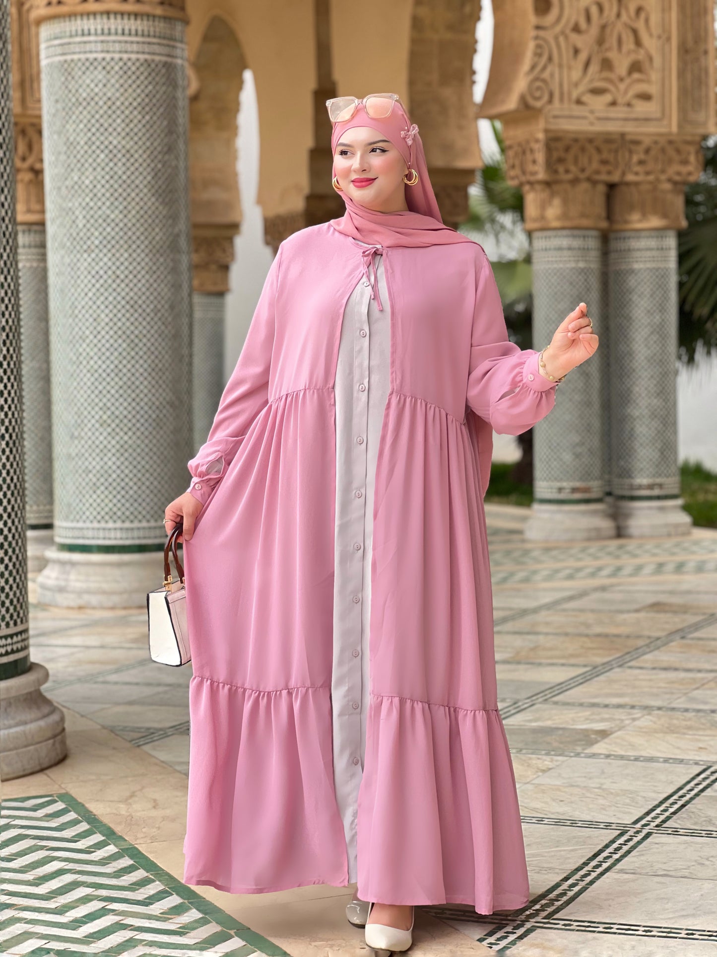 ABAYA YAMAMA Rose