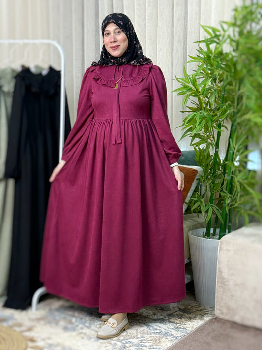 Robe NISRINE Bordeaux