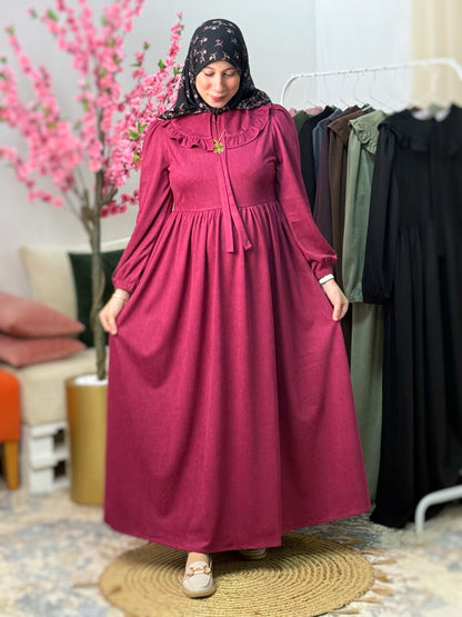 Robe NISRINE Bordeaux