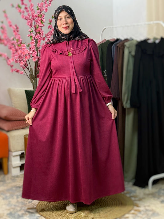 Robe NISRINE Bordeaux
