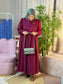 Robe BAHIYA Burgundy