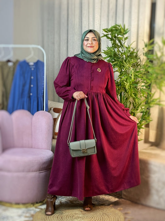 Robe BAHIYA Burgundy