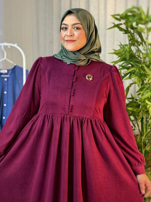 Robe BAHIYA Burgundy