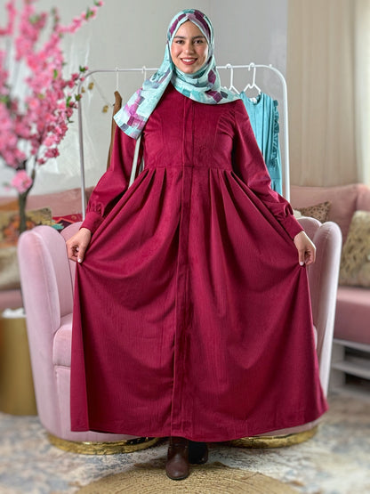 Robe SOUHAILA Burgundy