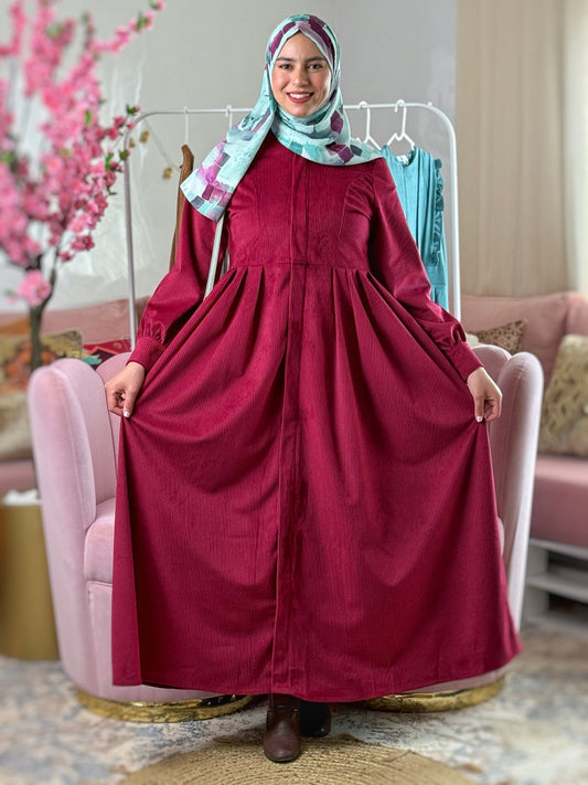 Robe SOUHAILA Burgundy