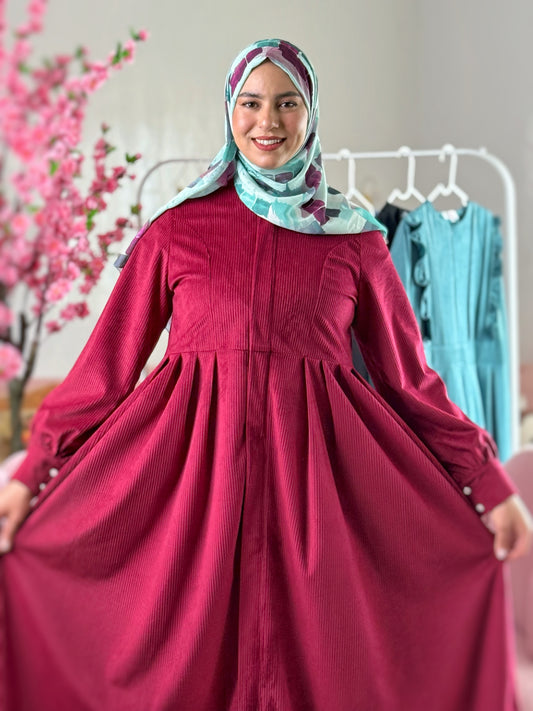 Robe SOUHAILA Burgundy