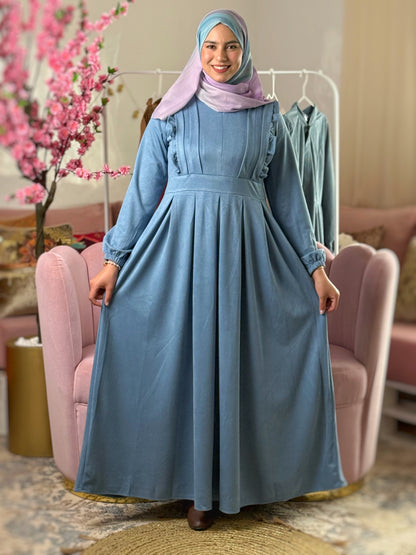Robe Samah Bleu