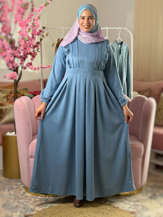 Robe Samah Bleu