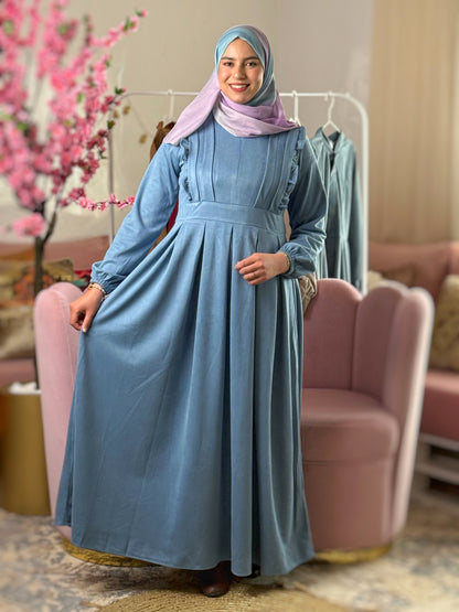 Robe Samah Bleu