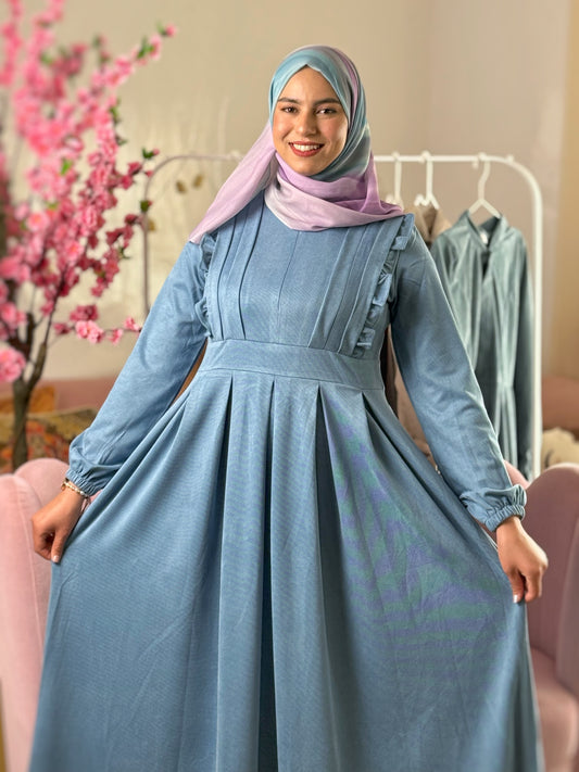Robe Samah Bleu