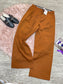 Pantalon large Camel