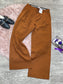 Pantalon large Camel