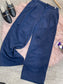 Pantalon Large Bleu