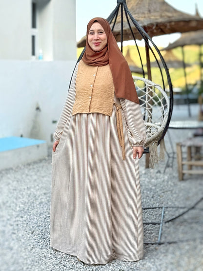 Robe GHALIA Beige