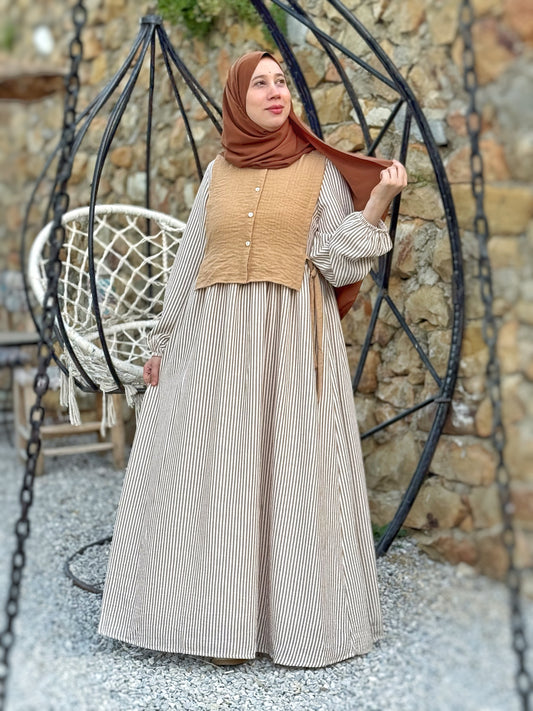 Robe GHALIA Beige
