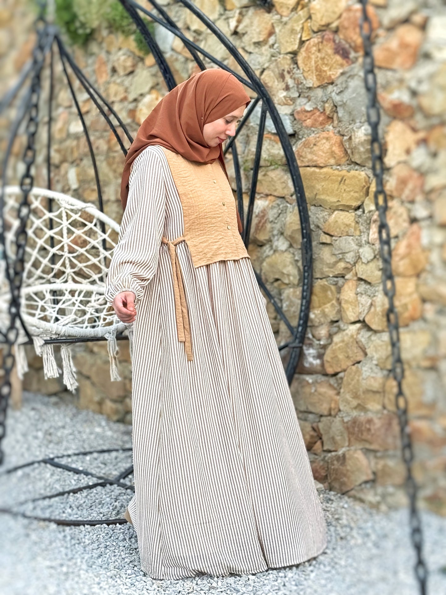 Robe GHALIA Beige