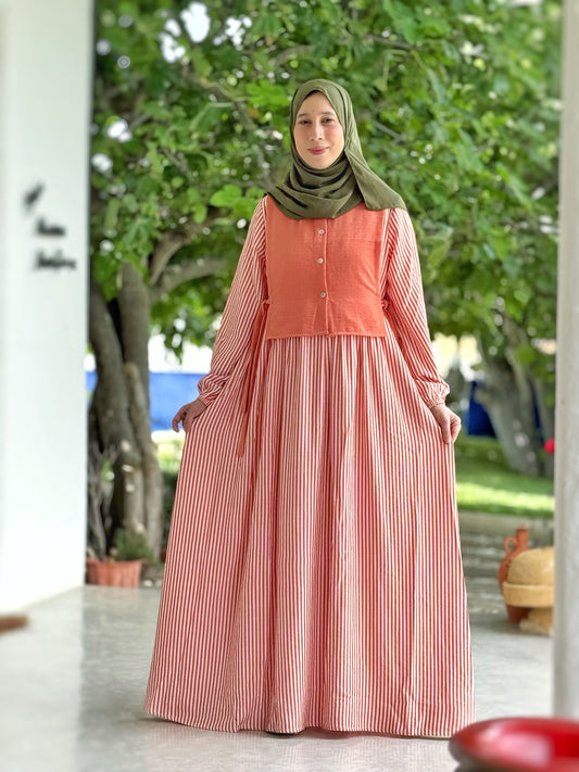 Robe GHALIA Corail