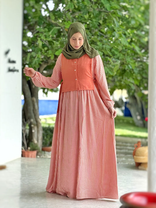 Robe GHALIA Corail