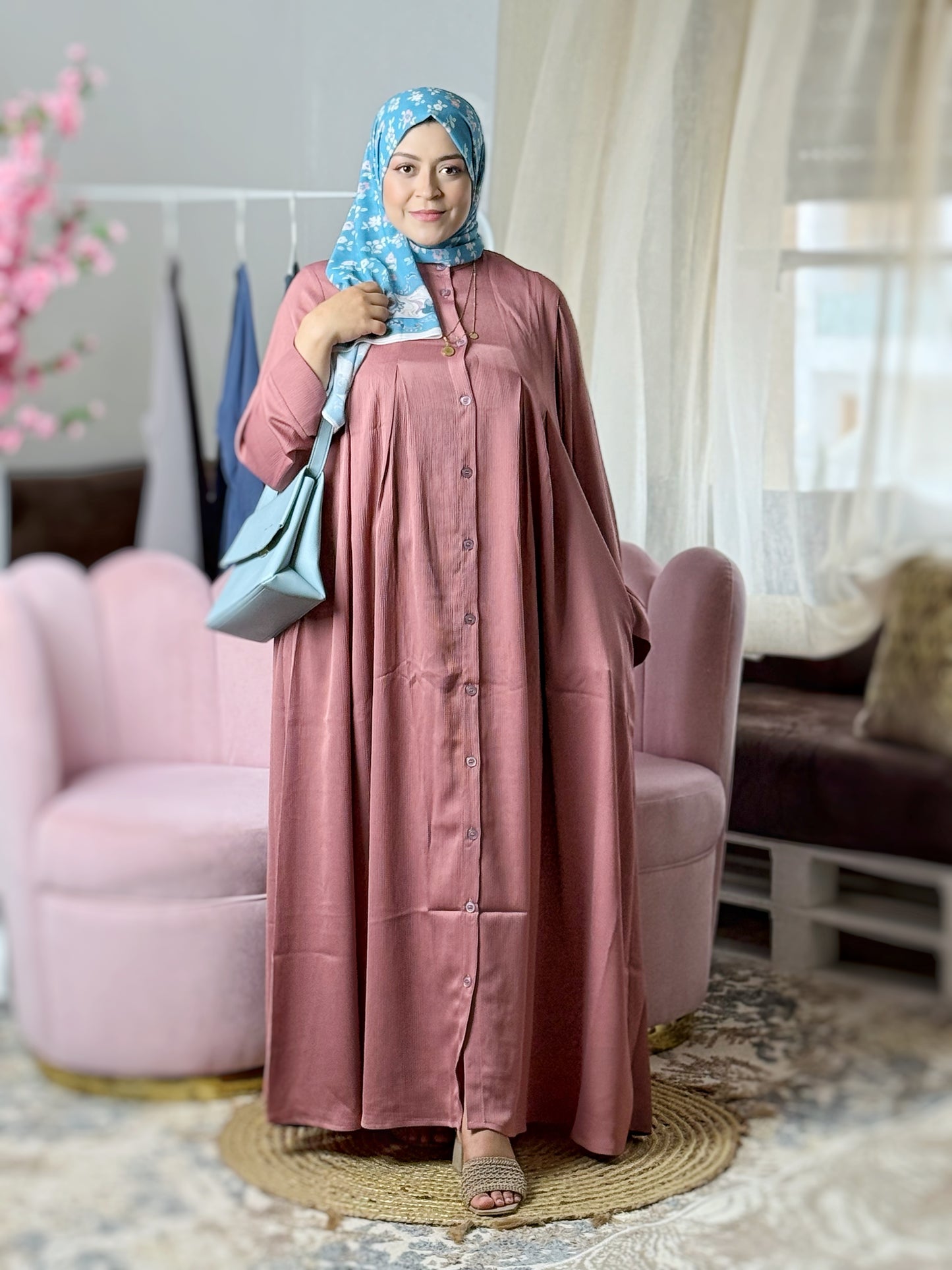ABAYA MARAM Rose