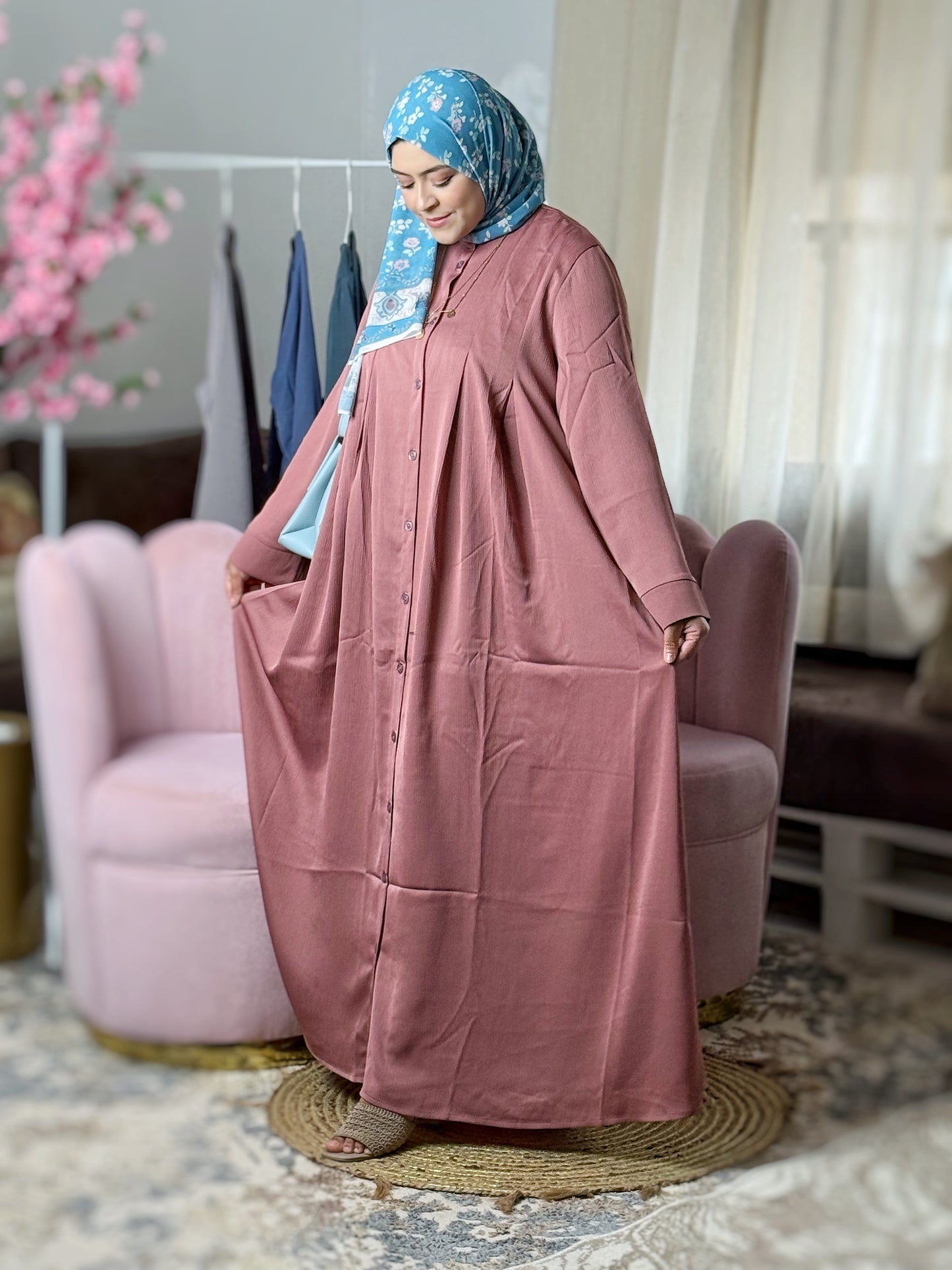ABAYA MARAM Rose