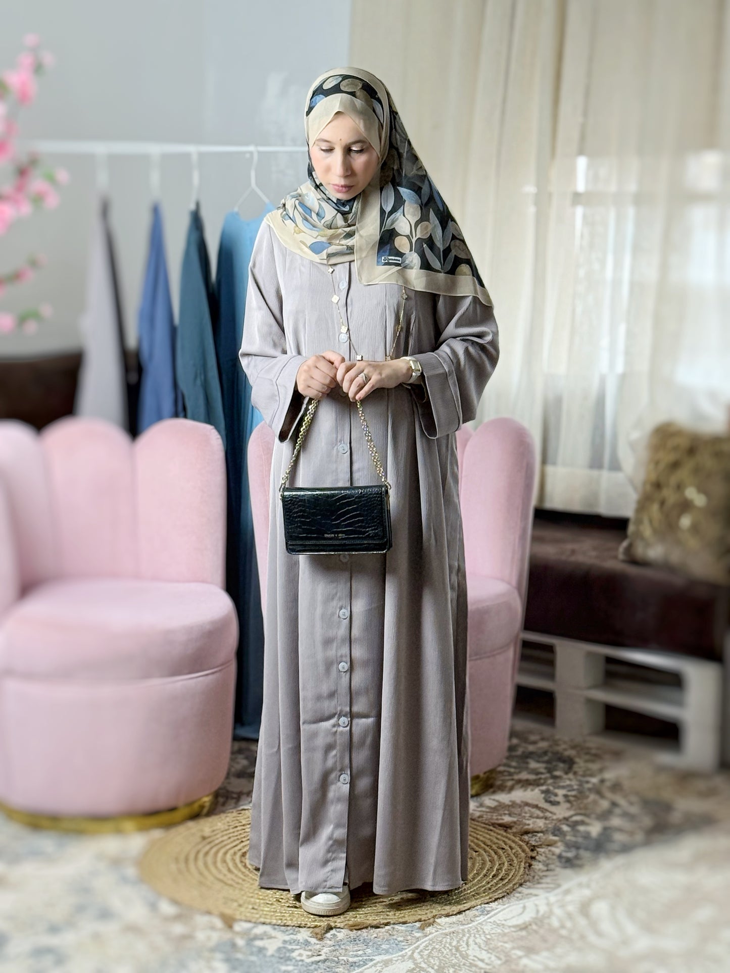 ABAYA MARAM Gris
