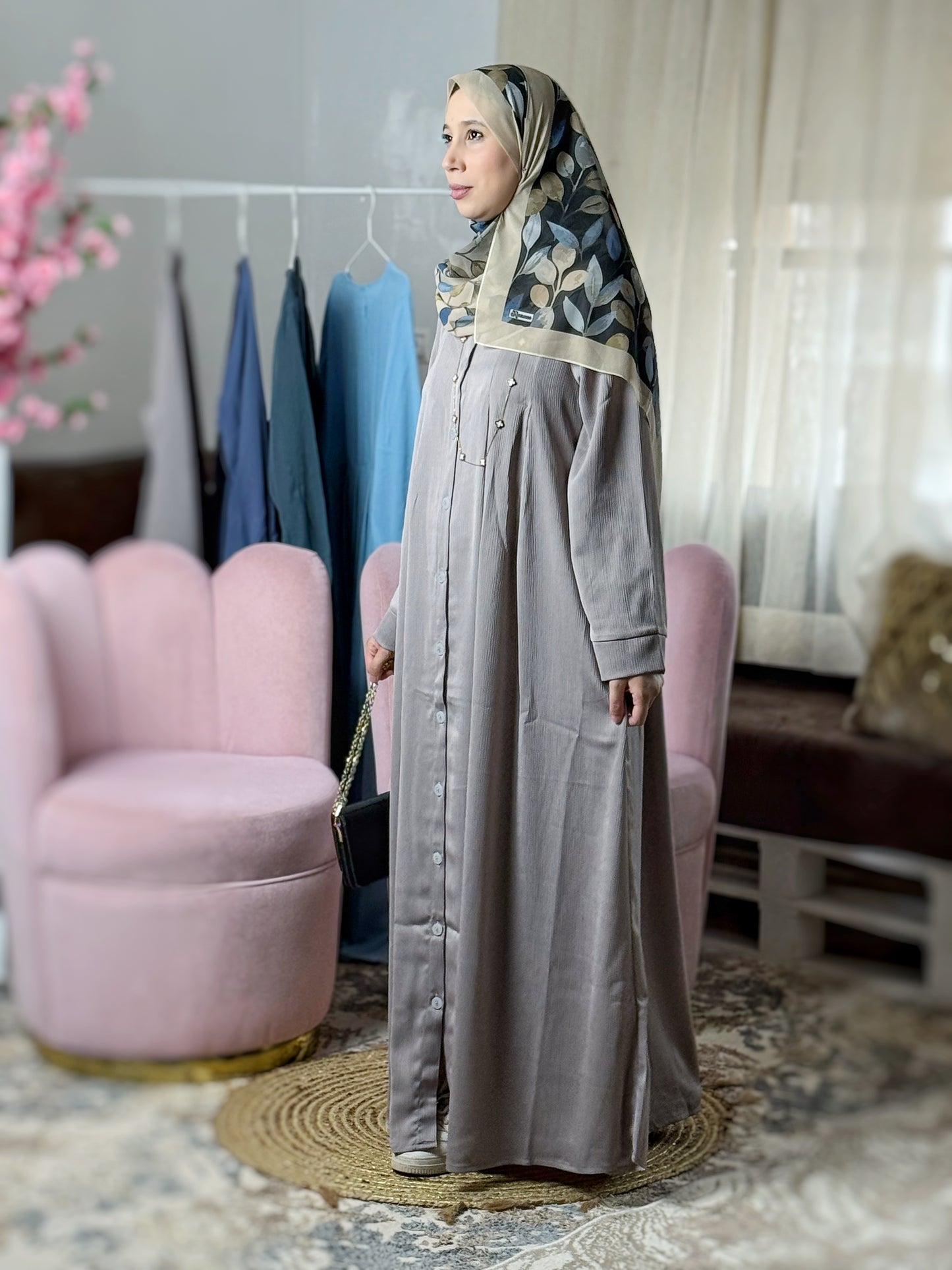 ABAYA MARAM Gris