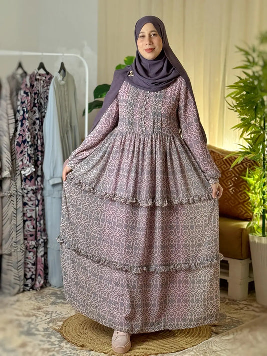 Robe FAYZA GEO Rose