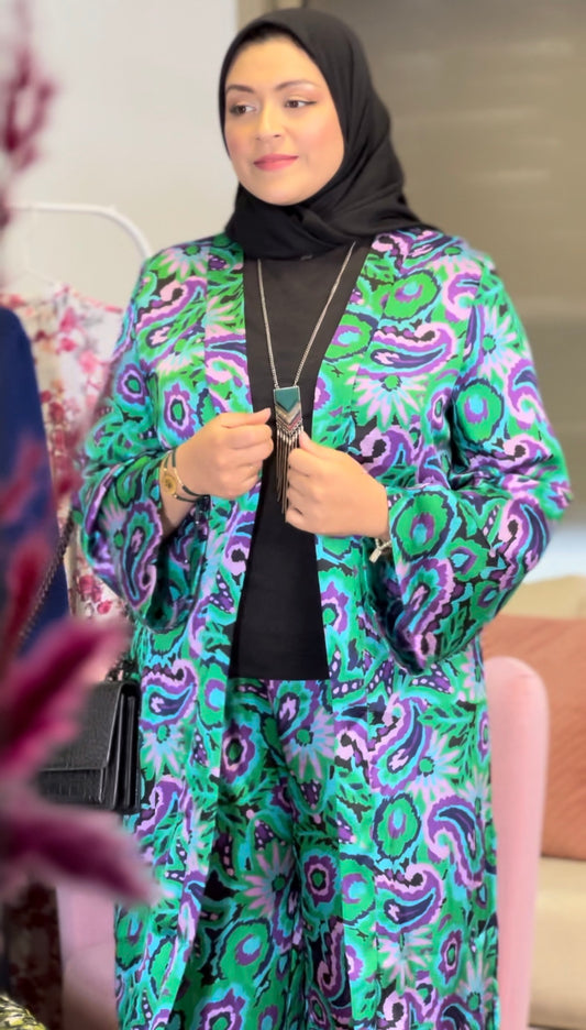 Ensemble Kimono Mauve