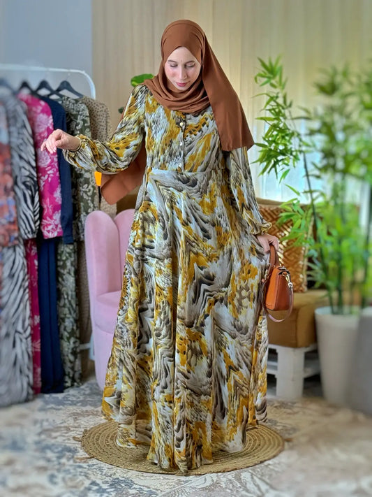 Robe FENNA Jaune