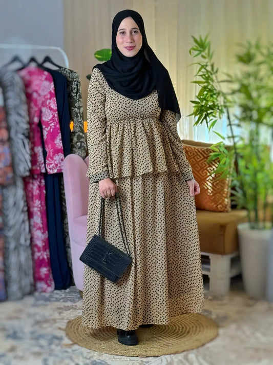 Robe NOUHA Beige