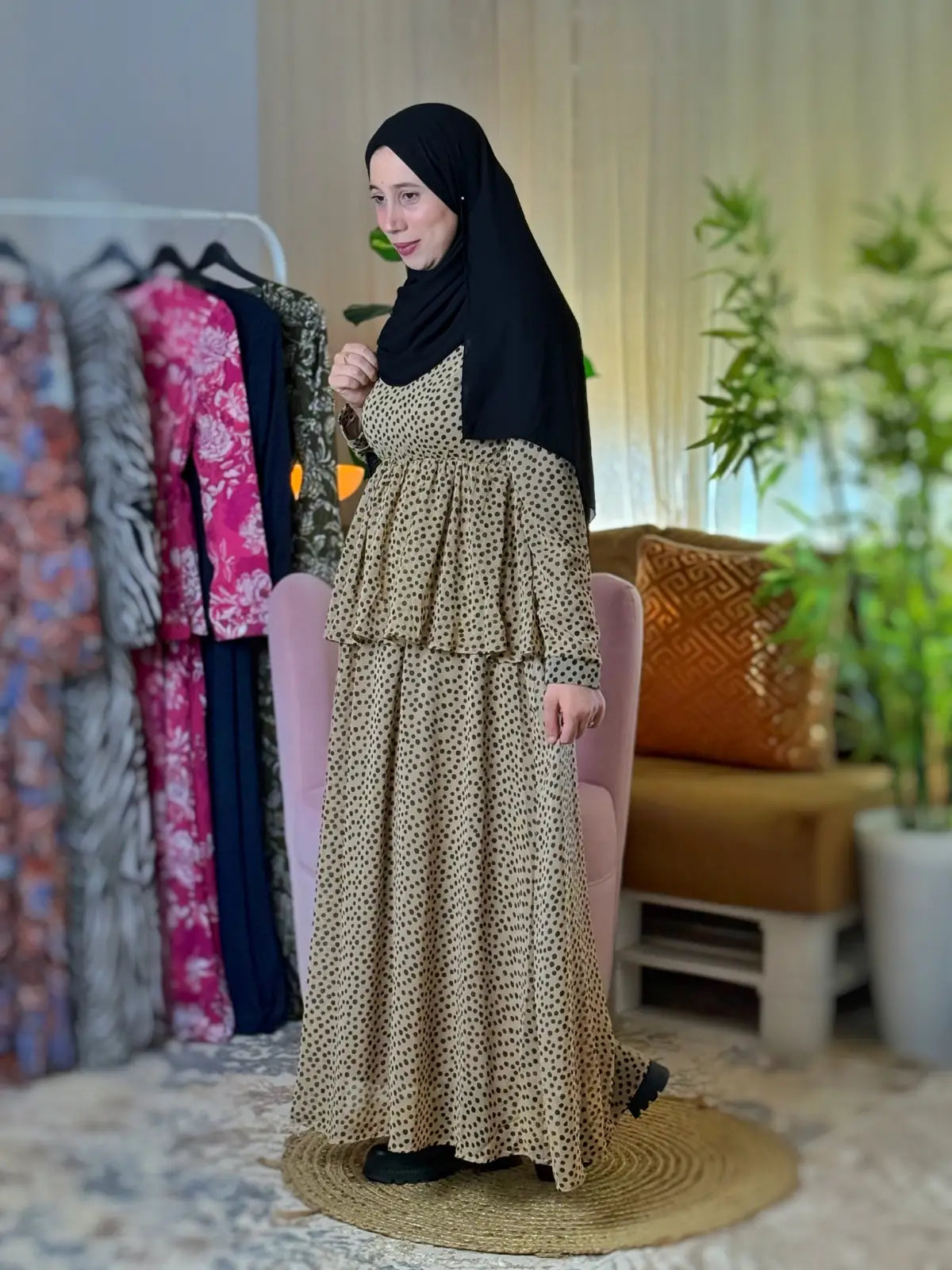 Robe NOUHA Beige